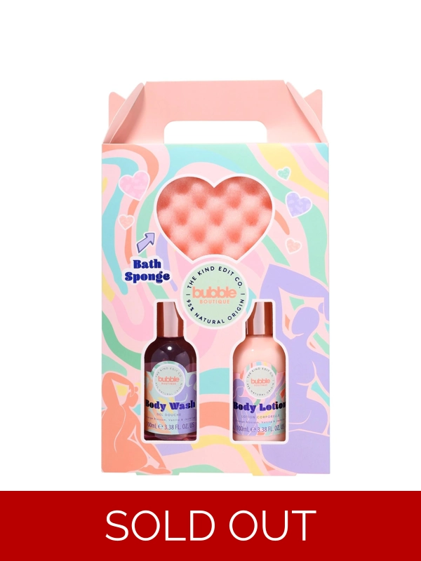 The Kind Edit Co Bubble Boutique Lather & Soak Gift Set